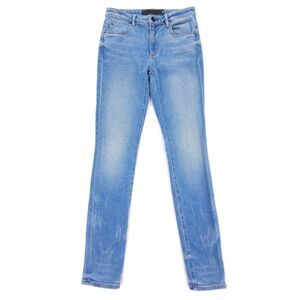 NEW Denim x Alexander Wang WANG 001 Slim Fit Jeans Light Denim 90s Y2k Grunge 25
